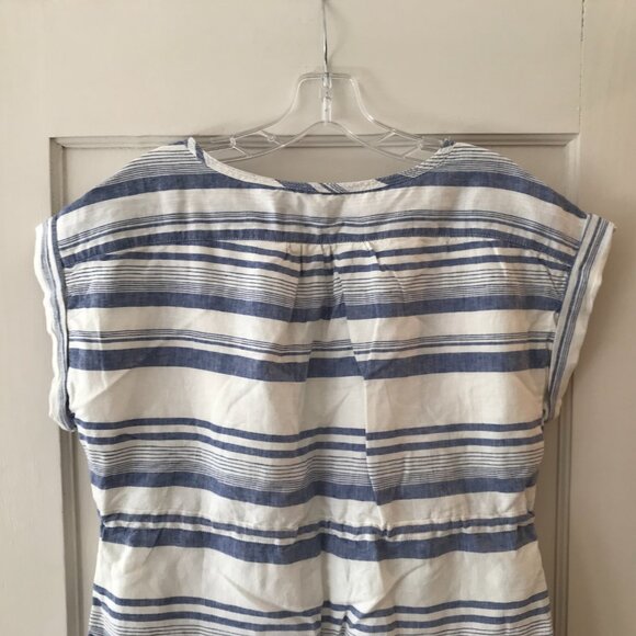 Gap | Multi-Stripe Linen T-Shirt Dress - Picture 7 of 11